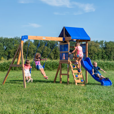 Backyard Discovery Buckley Hill All Cedar Swing Set & Reviews Backyard Discovery Buckley Hill All Cedar Swing Set & Reviews